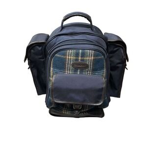 Pendleton Picnic Backpack Multicolor Insulated with Plates‎ & Bowls for 4